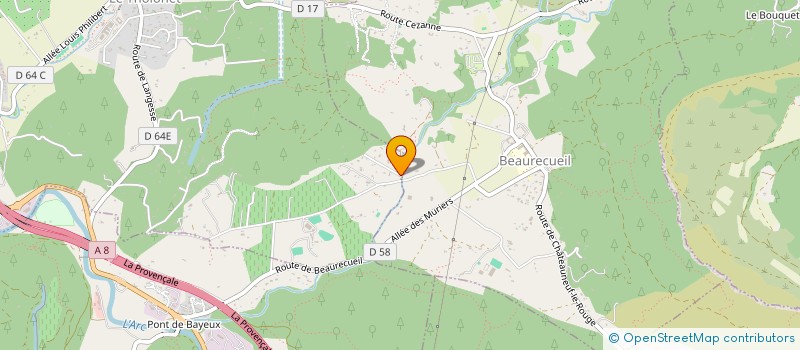 localisation de l'entreprise SOCIETE ETUDES GESTION PARTICIPATIONS à BEAURECUEIL