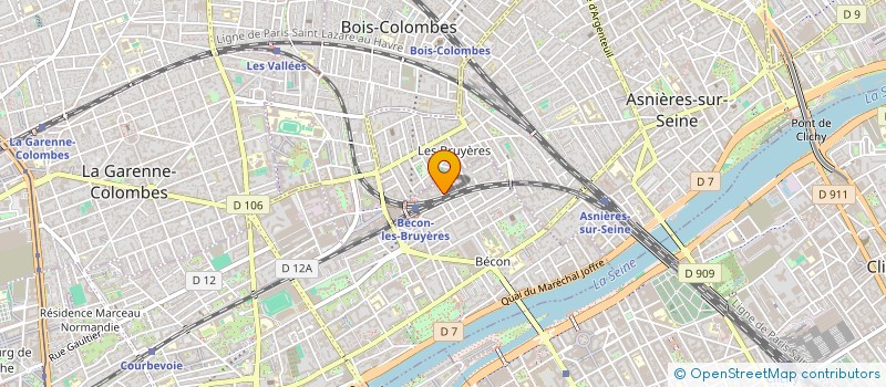 localisation de l'entreprise SOCIETE ETUDES INDUSTRIELLES  COURBEVOIE