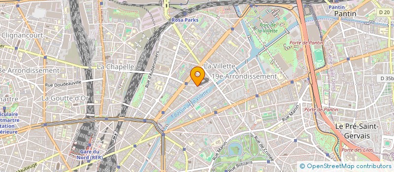 localisation de l'entreprise SOCIETE ETUDES REALISATIONS CONSTRUCTION  PARIS