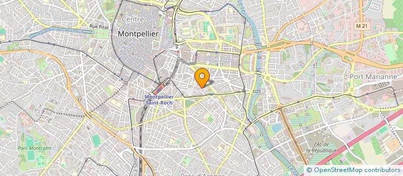 localisation de l'entreprise SOCIETE ETUDES TECHNIQUES INGENIERIE à MONTPELLIER