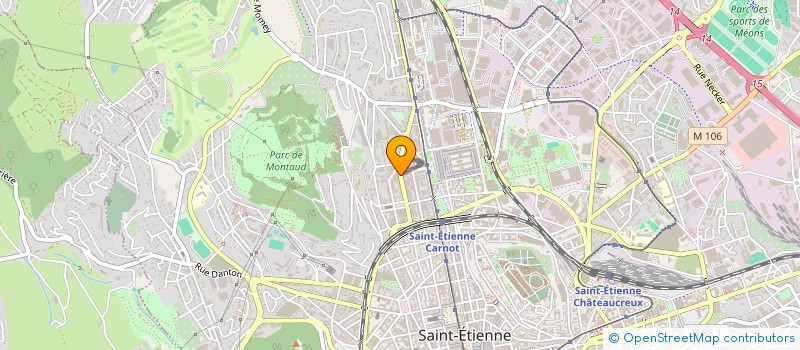 localisation de l'entreprise SOCIETE ETUDES TRAVAUX ET MAINTENANCE à SAINT-ETIENNE
