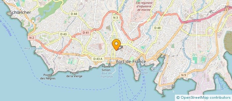 localisation de l'entreprise SOCIETE EUGENE ECANVIL SARL à FORT-DE-FRANCE