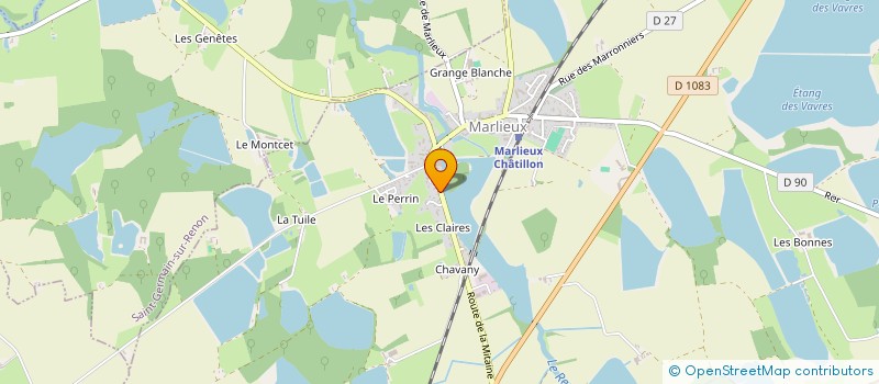 localisation de l'entreprise SOCIETE EUMADIS FRANCE à MARLIEUX