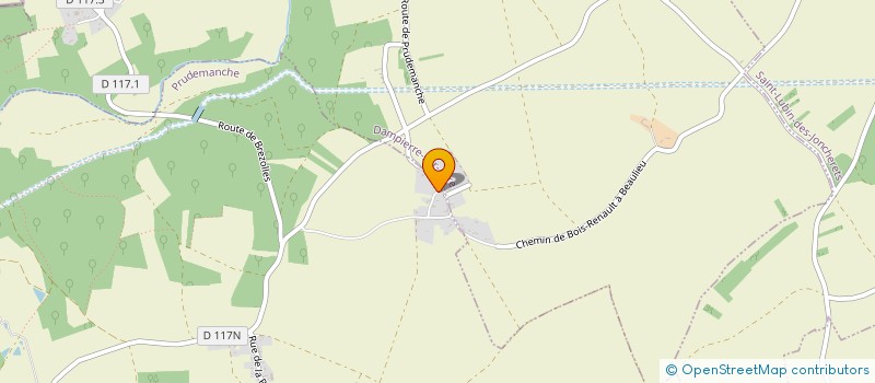 localisation de l'entreprise SOCIETE EURE-ET-LOIR FROID à PRUDEMANCHE