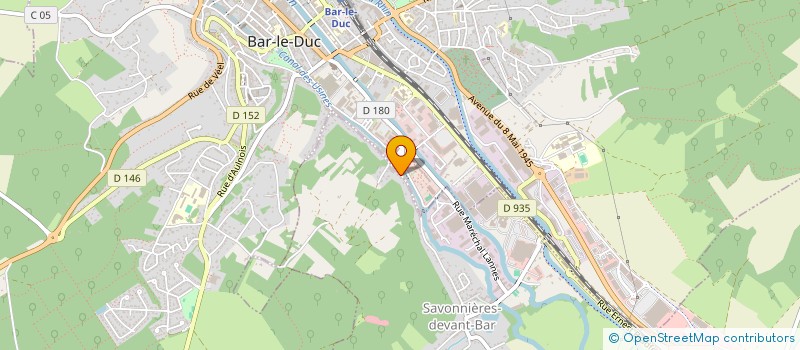 localisation de l'entreprise SOCIETE EUREKA à SAVONNIERES-DEVANT-BAR