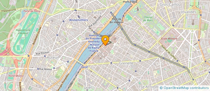 localisation de l'entreprise SOCIETE EURO-EXPORT à PARIS