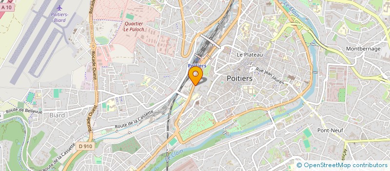 localisation de l'entreprise SOCIETE EURO FONCIERE à POITIERS