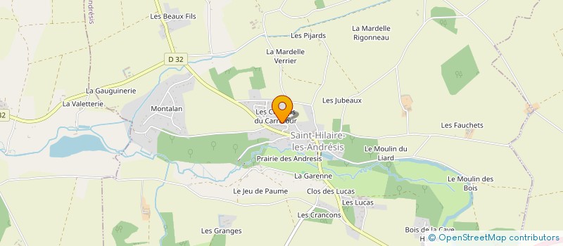 localisation de l'entreprise SOCIETE EURO GAT à SAINT-HILAIRE-LES-ANDRESIS