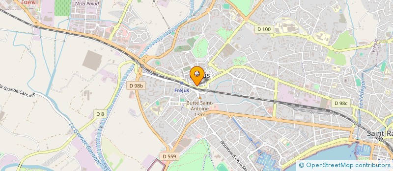 localisation de l'entreprise SOCIETE EURO GESTION CONSTRUCTION  FREJUS