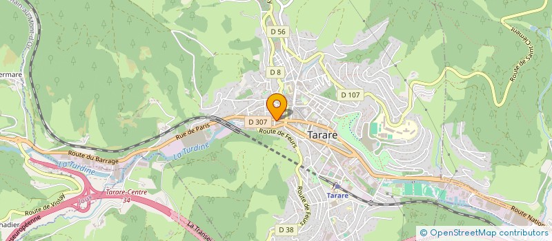 localisation de l'entreprise SOCIETE EUROFERMETURE  TARARE