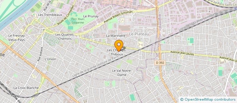 localisation de l'entreprise SOCIETE-EUROPE-BATIMENT-SERVICE à SARTROUVILLE