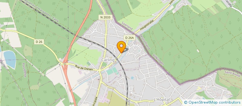 localisation de l'entreprise SOCIETE EUROPEENE D'ELECTRO-TECHNIQUE  CARLING