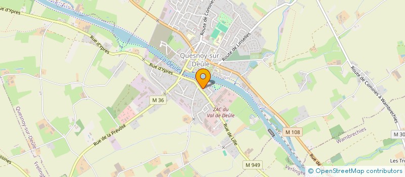 localisation de l'entreprise SOCIETE EUROPEENE DE DISTRIBUTION à QUESNOY SUR DEULE