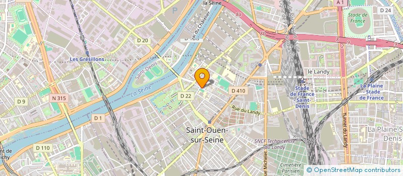 localisation de l'entreprise SOCIETE EUROPEENE DE RECRUTEMENT ET DE FORMATION à SAINT-OUEN-SUR-SEINE