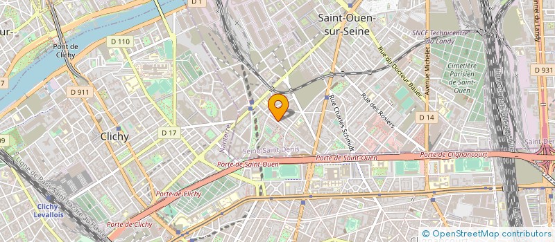 localisation de l'entreprise SOCIETE EUROPEENNE ANIMATION à SAINT-OUEN-SUR-SEINE