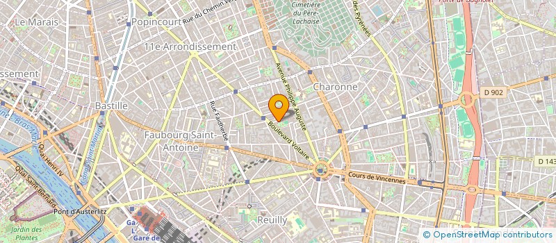 localisation de l'entreprise SOCIETE EUROPEENNE COMMERCE NEGOCE à PARIS