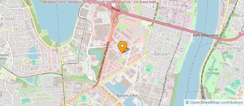 localisation de l'entreprise SOCIETE EUROPEENNE D'ARTS GRAPHIQUES à BORDEAUX