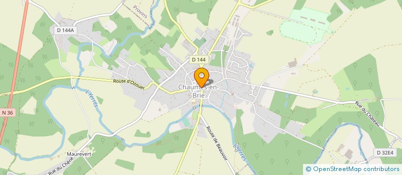 localisation de l'entreprise SOCIETE EUROPEENNE D ESPACES VERTS  CHAUMES-EN-BRIE