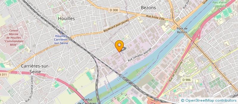 localisation de l'entreprise SOCIETE EUROPEENNE D'ETANCHEITE FLEISCHMAN à CARRIERES-SUR-SEINE