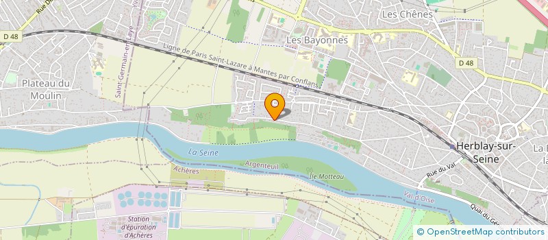 localisation de l'entreprise SOCIETE EUROPEENNE D INVESTISSEMENT JASMIN  HERBLAY-SUR-SEINE