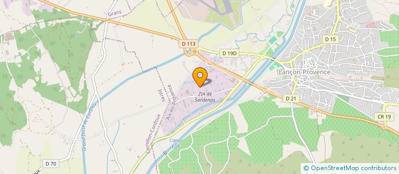 localisation de l'entreprise SOCIETE EUROPEENNE D'ISOLATION  LANCON-PROVENCE