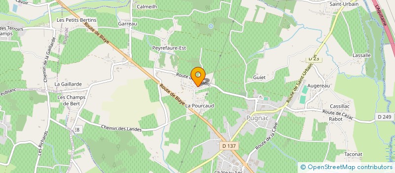 localisation de l'entreprise SOCIETE EUROPEENNE D'ORGANISATION  PUGNAC