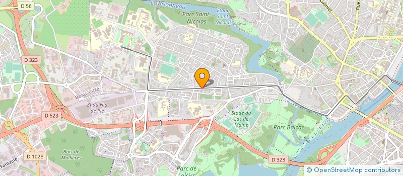 localisation de l'entreprise SOCIETE EUROPEENNE DE BIOTECHNOLOGIE EN ABREGE EUROGENTEC FRANCE  ANGERS