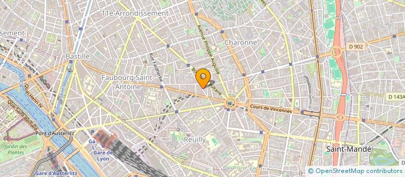 localisation de l'entreprise SOCIETE EUROPEENNE DE BOUTONS S.E.B.  PARIS