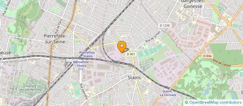 localisation de l'entreprise SOCIETE EUROPEENNE DE CHAUFFAGE ELECTRICITE à STAINS
