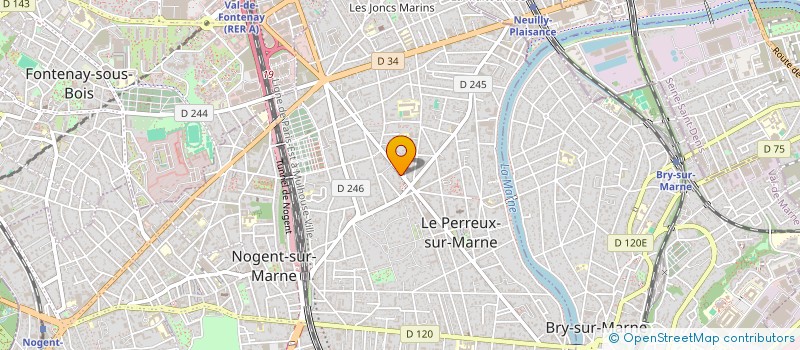 localisation de l'entreprise SOCIETE EUROPEENNE DE CONSTRUCTION à LE PERREUX-SUR-MARNE