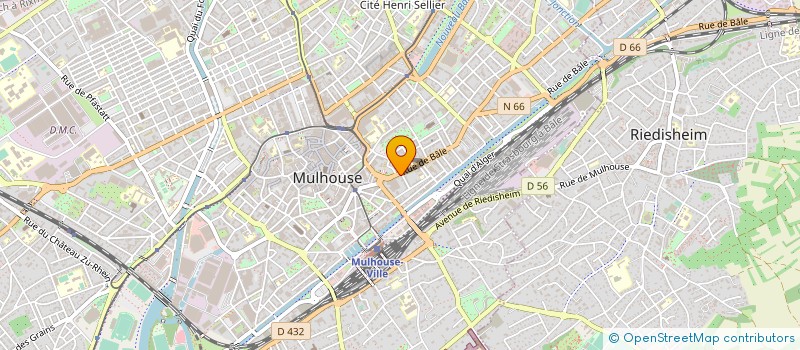 localisation de l'entreprise SOCIETE EUROPEENNE DE COURTAGE  MULHOUSE