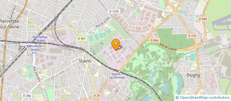 localisation de l'entreprise SOCIETE EUROPEENNE DE DEMOLITION ET TERRASSEMENT à STAINS