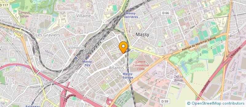 localisation de l'entreprise SOCIETE EUROPEENNE DE DEVELOPPEMENT D'ASSURANCES ( E.D.A.) à MASSY