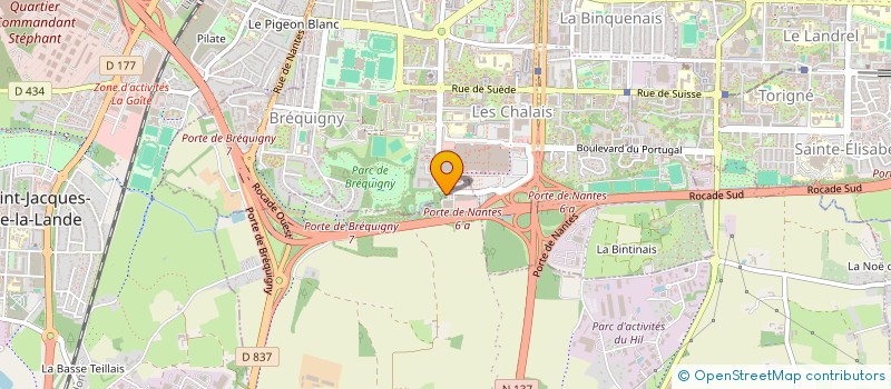 localisation de l'entreprise SOCIETE EUROPEENNE DE DEVELOPPEMENT DE RESTAURANTS ITALIENS à RENNES