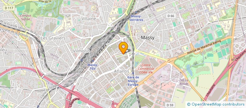 localisation de l'entreprise SOCIETE EUROPEENNE DE DEVELOPPEMENT DU FINANCEMENT  MASSY