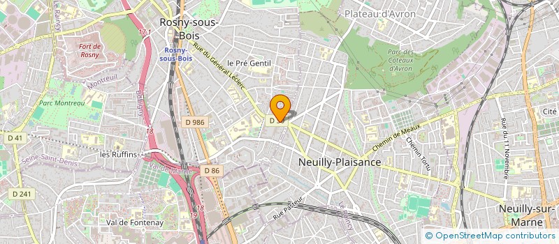 localisation de l'entreprise SOCIETE EUROPEENNE DE DISTRIBUTION à ROSNY-SOUS-BOIS