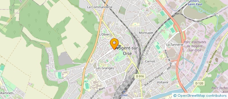 localisation de l'entreprise SOCIETE EUROPEENNE DE DISTRIBUTION  NOGENT-SUR-OISE