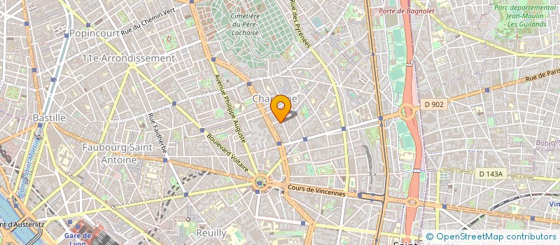 localisation de l'entreprise SOCIETE EUROPEENNE DE GRAVURE à PARIS