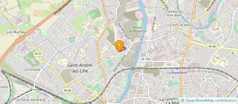 localisation de l'entreprise SOCIETE EUROPEENNE DE LA MAILLE à SAINT-ANDRE-LEZ-LILLE