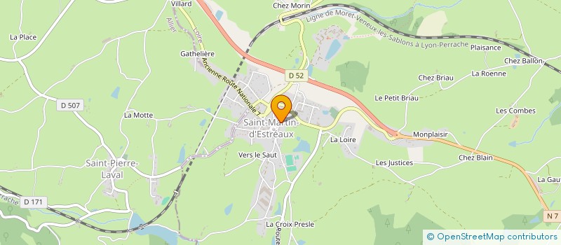localisation de l'entreprise SOCIETE EUROPEENNE DE LOCATIONS TRANSPORTS'TRAVAUX PUBLICS à SAINT-MARTIN-D'ESTREAUX