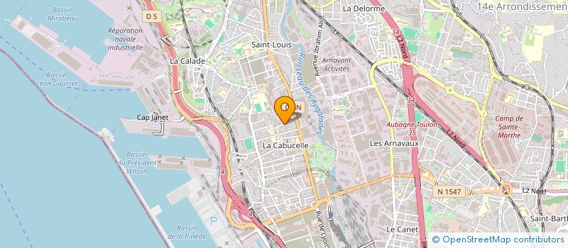 localisation de l'entreprise SOCIETE EUROPEENNE DE MACONNERIE à MARSEILLE