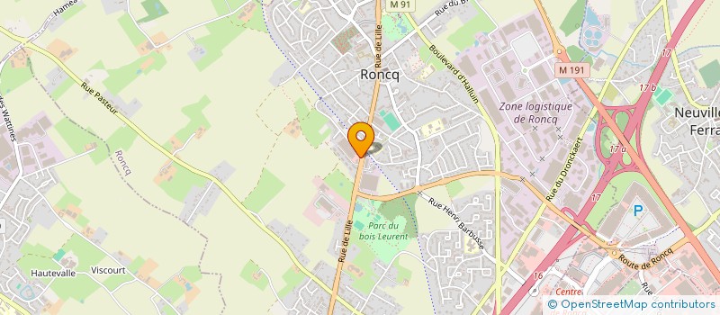 localisation de l'entreprise SOCIETE EUROPEENNE DE MARKETING  RONCQ