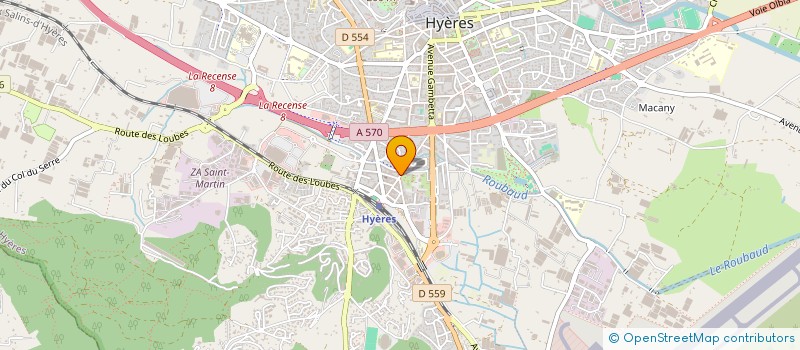localisation de l'entreprise SOCIETE EUROPEENNE DE NEGOCE à HYERES