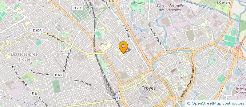 localisation de l'entreprise SOCIETE EUROPEENNE DE NEGOCE ET DE COURTAGE  TROYES