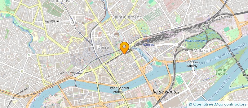 localisation de l'entreprise SOCIETE EUROPEENNE DE NEGOCE ET DE DISTRIBUTION à NANTES