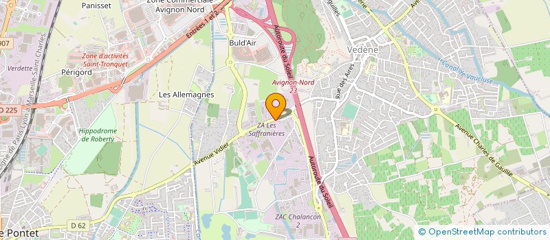 localisation de l'entreprise SOCIETE EUROPEENNE DE NEGOCE ET DE TRANSPORT  VEDENE