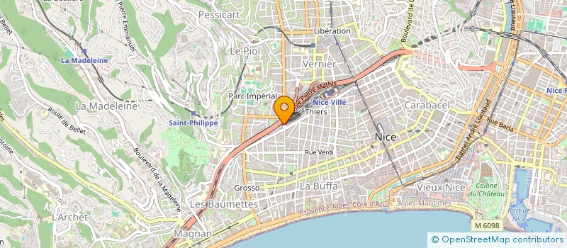 localisation de l'entreprise SOCIETE EUROPEENNE DE RENOVATION IMMOBILIERE à NICE