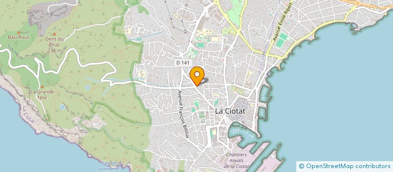 localisation de l'entreprise SOCIETE EUROPEENNE DE SECURITE à LA CIOTAT