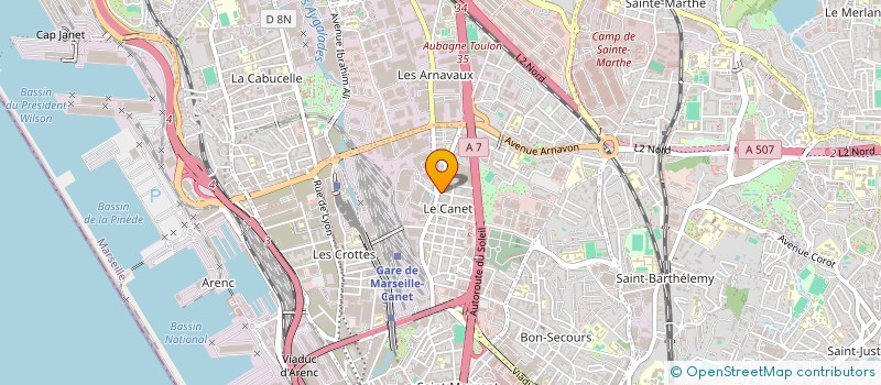 localisation de l'entreprise SOCIETE EUROPEENNE DE SECURITE GENERALE à MARSEILLE