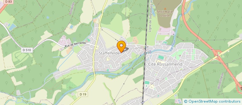 localisation de l'entreprise SOCIETE EUROPEENNE DE SERRURES S.E.S. à STAFFELFELDEN